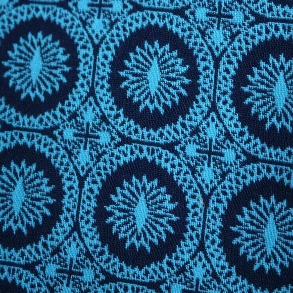 Lane Bryant Ashley Crop Pants Curvy Blue Teal‎ Jacquard Stretch 20 - Picture 10 of 12